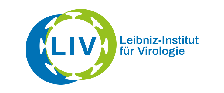 The logo of Leibniz-Institut für Virologie