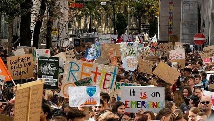 Klimaschutz Demonstration